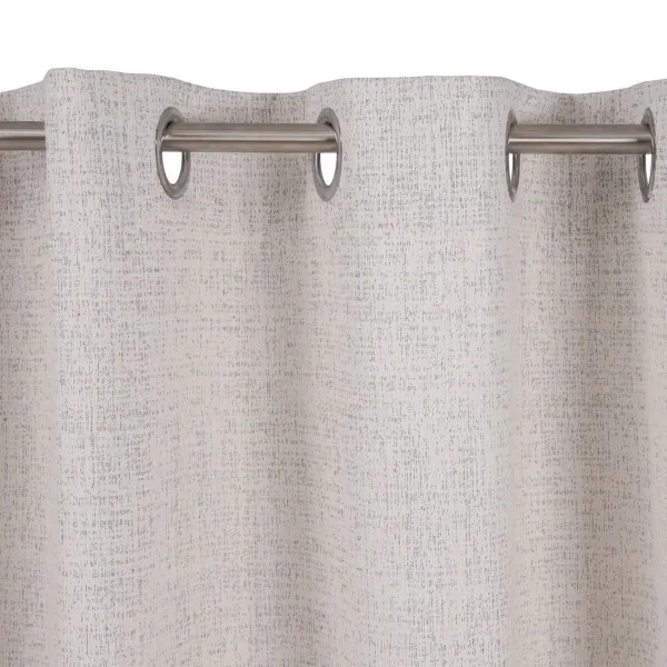 Verho Beige Polyesteri Hopea 100% puuvillaa 140 x 260 cm