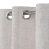 Verho Beige Polyesteri Hopea 100% puuvillaa 140 x 260 cm