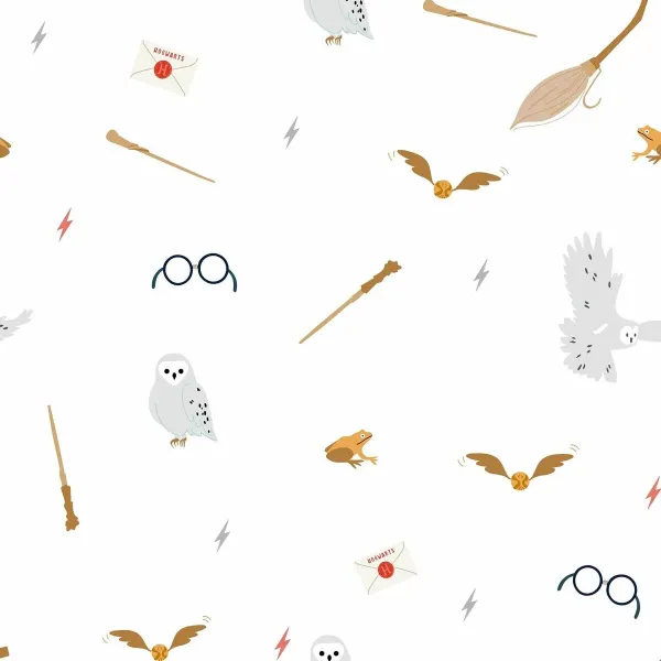 Nordic cover Harry Potter Hogwarts Nordic Multicolour 175 Threads 140 x 200 cm Single