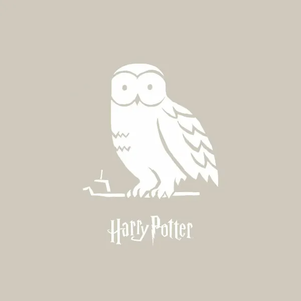 Nordic cover Harry Potter Magical Hedwig Multicolour 175 Threads 140 x 200 cm Single