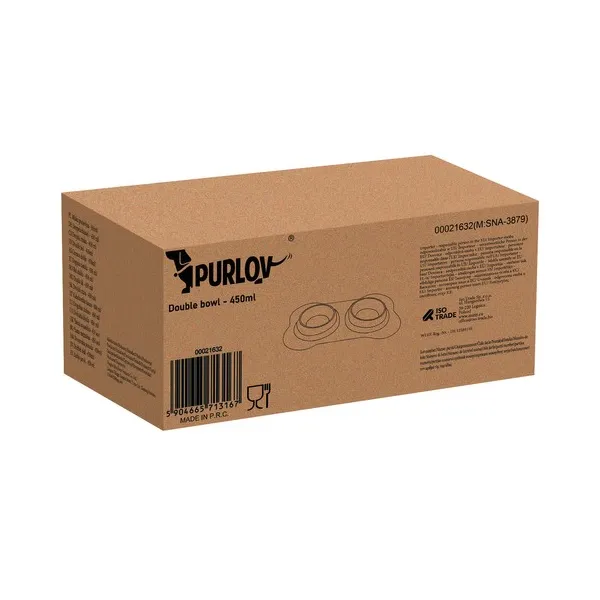 Dubultā bļoda - 450 ml Purlov 21632