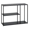 Lentyna SQUARE Juoda Plienas 100 x 30 x 81 cm