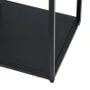 Lentyna SQUARE Juoda Plienas 100 x 30 x 81 cm