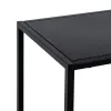 Lentyna SQUARE Juoda Plienas 100 x 30 x 81 cm