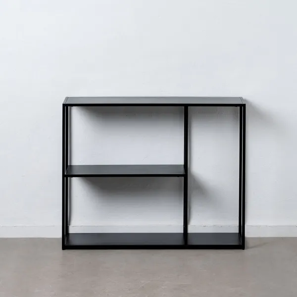 Lentyna SQUARE Juoda Plienas 100 x 30 x 81 cm