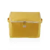 Storage Box Versa Corduroy 38 x 26 x 26 cm Yellow