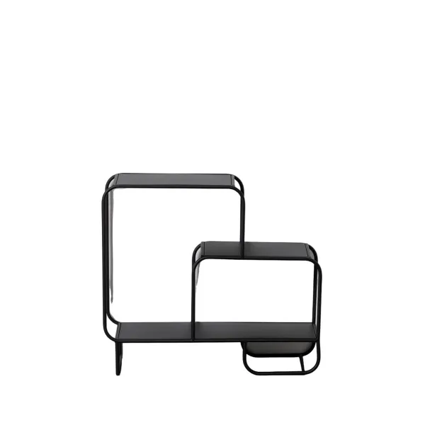 Hyllyt Musta Rauta 72 x 30 x 68 cm