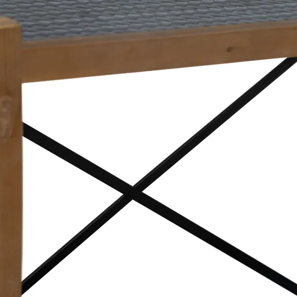 Plaukti OSLO Melns Dabisks Dzelzs 107 x 40 x 80 cm