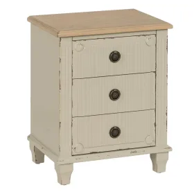 Fitted bottom sheet Hosteline IRIS White Double