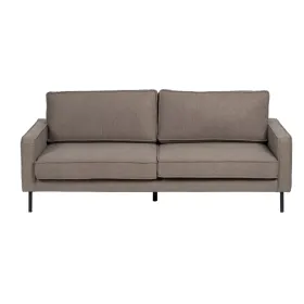 Fitted bottom sheet Hosteline MONACO LISO Pearl Gray