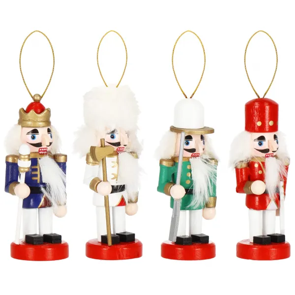 Kalėdų dekoracija „Nutcracker Springos CA1110“ 10 cm, 4 vnt.