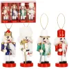 Kalėdų dekoracija „Nutcracker Springos CA1110“ 10 cm, 4 vnt.