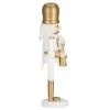 Nutcracker 30.5 cm with drum, wooden golden soldier, Christmas figurine