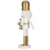 Nutcracker 30.5 cm with drum, wooden golden soldier, Christmas figurine