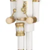 Nutcracker 30.5 cm with drum, wooden golden soldier, Christmas figurine