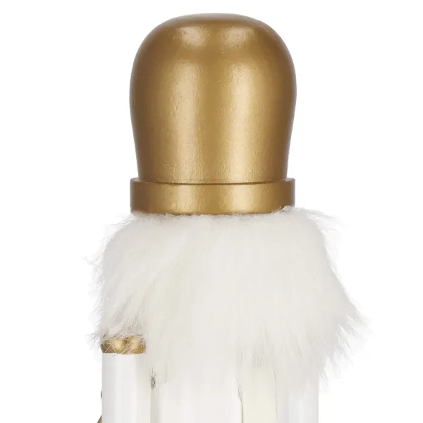 Nutcracker 30.5 cm with drum, wooden golden soldier, Christmas figurine