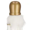 Nutcracker 30.5 cm with drum, wooden golden soldier, Christmas figurine