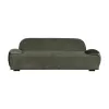 Sofa Green Wood Foam 222 x 92 x 70 cm
