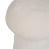 Pouffe White MDF Wood 35 x 35 x 42 cm