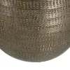 Planter Metallic Ceramic 31 x 31 x 51 cm