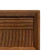 Set of Planters Natural Bamboo 32,5 x 32,5 x 34 cm (2 Units)