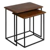 Set of Planters Natural Bamboo 32,5 x 32,5 x 34 cm (2 Units)