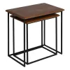 Set of Planters Natural Bamboo 32,5 x 32,5 x 34 cm (2 Units)