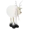 Christmas reindeer 48 cm figurine glowing white moose