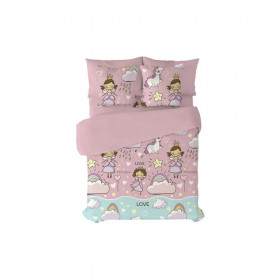 Duvet cover set Pierre Cardin Morgana Pink Single 3 Pieces