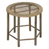 Side table Natural Bamboo 50 x 50 x 48 cm 38,5 x 38,5 x 40 cm 2 Pieces (2 Units)