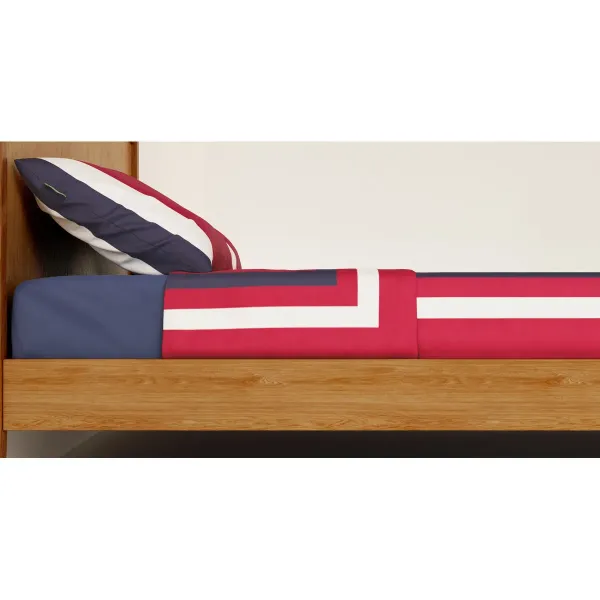 Bedding set Benetton Red Standard Pear 4 Pieces