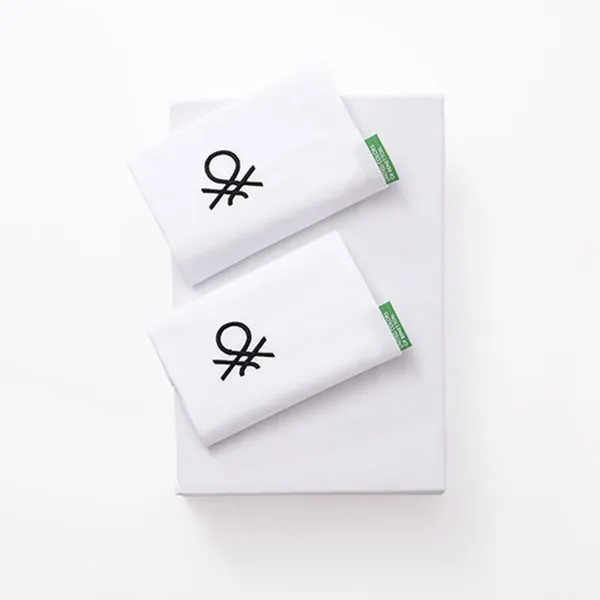 Bedding set Benetton White 4 Pieces