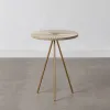 Вспомогательный стол Бежевый Позолоченный 38 x 38 x 50 cm