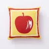 Cushion Benetton Yellow Red Apple 40 x 40 cm Squared