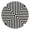 Side table White Black 38 x 38 x 50 cm