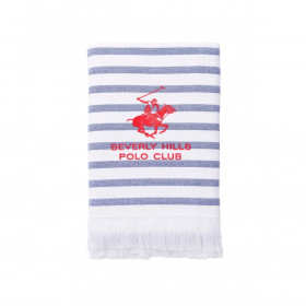 Bath towel Beverly Hills Polo Club Blue White 100% cotton 80 x 165 cm