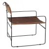 Left long arm chaise longue cover Eysa THOR Brown 170 x 110 x 310 cm