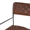 Left long arm chaise longue cover Eysa THOR Brown 170 x 110 x 310 cm