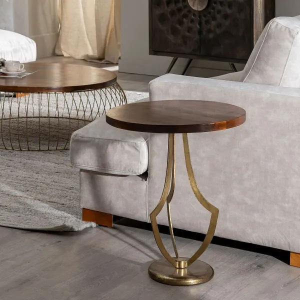 Right short arm chaise longue cover Eysa TURIN Candied Chestnut Light brown 100 x 110 x 300 cm