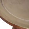 Вспомогательный стол Позолоченный Натуральный 50 x 50 x 52,5 cm