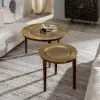 Side table Golden Natural 50 x 50 x 52,5 cm