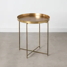 Вспомогательный стол Позолоченный 51 x 51 x 56 cm