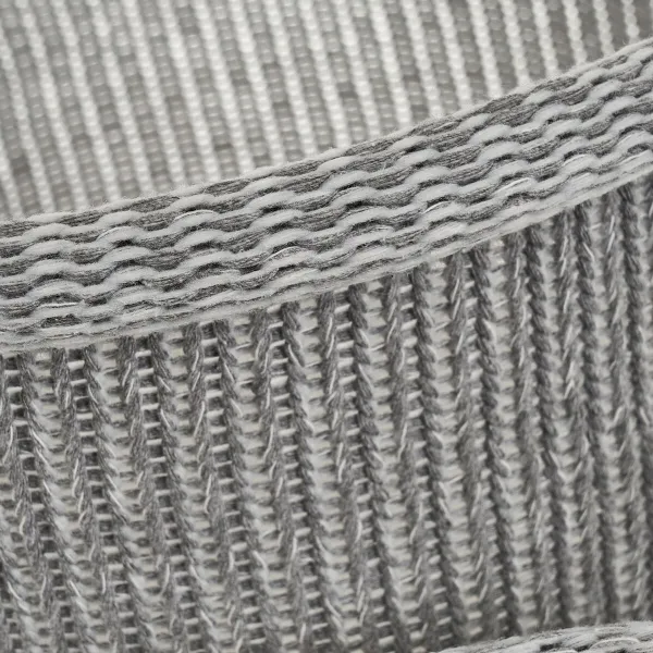 Multi-purpose basket White Grey Polyester (3 Units)