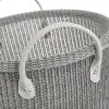 Multi-purpose basket White Grey Polyester (3 Units)