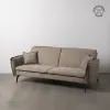 Sofabed Taupe 214 x 106 x 84 cm
