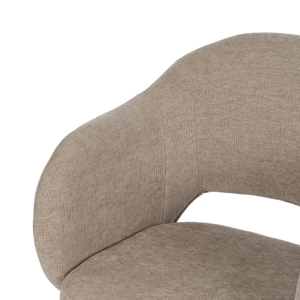 Right short arm chaise longue cover Eysa ULISES Pearl Gray 110 x 110 x 310 cm