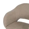 Right short arm chaise longue cover Eysa ULISES Pearl Gray 110 x 110 x 310 cm