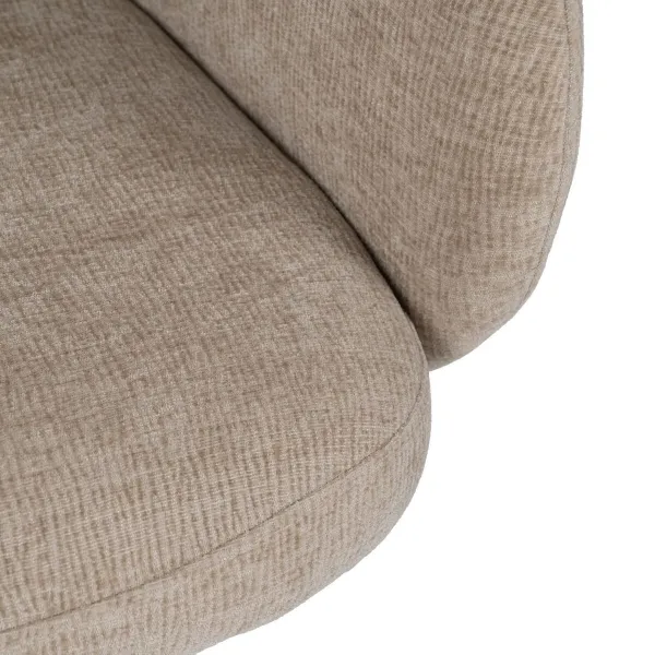 Right short arm chaise longue cover Eysa ULISES Pearl Gray 110 x 110 x 310 cm