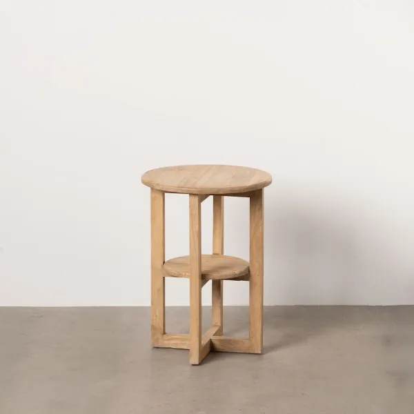 Вспомогательный стол Натуральный 40 x 40 x 55 cm