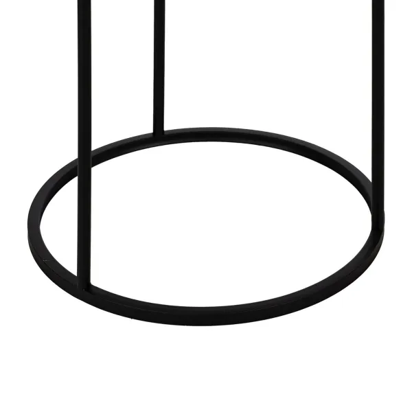 Set of 2 tables Black 46 x 46 x 60 cm (2 Units)